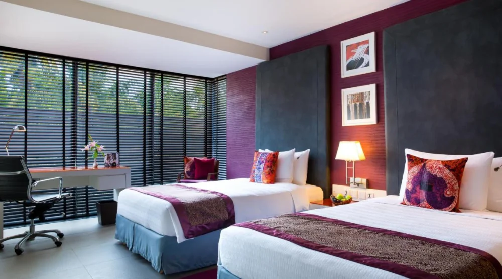 Deluxe Twin Room at Hard Rock Hotel Goa