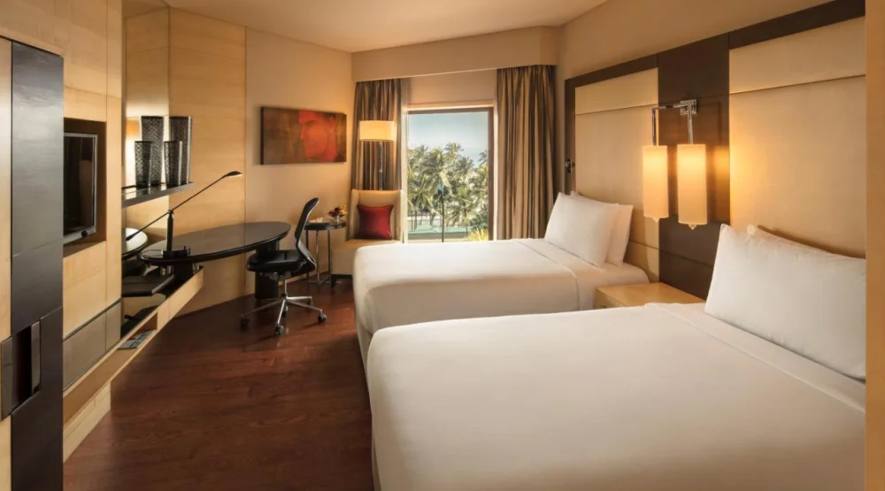 Guest Room, Two Twins, Ocean View at JW Marriott Mumbai Juhu
