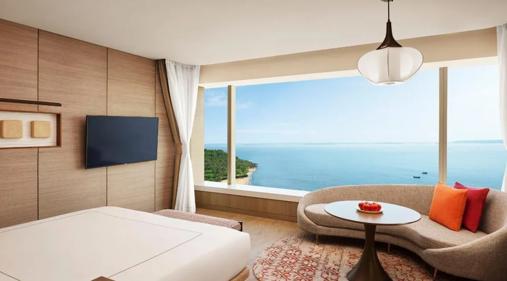 Luxury King Bed Sea View at Taj Cidade de Goa Horizon
