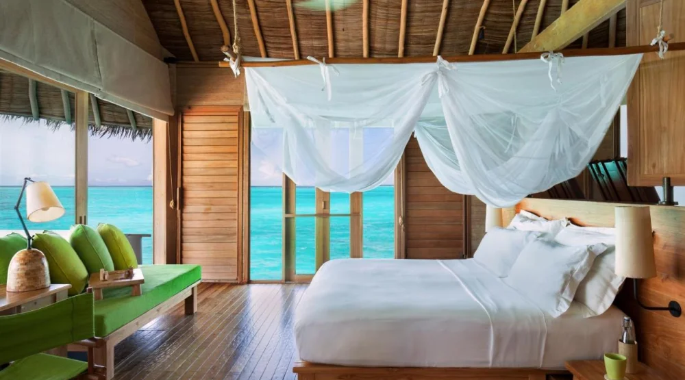Sunset Laamu Water Villa at Six Senses Laamu