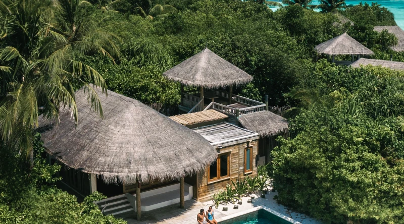 Family Ocean Beach Villa with Pool at Six Senses Laamu