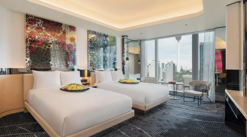 Standard, Guest Room, Two Queen at W Kuala Lumpur