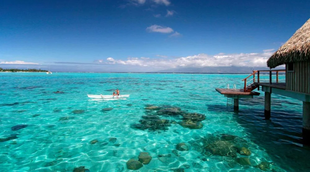 Luxury Overwater Bungalow One King Bed at Sofitel Kia Ora Moorea Beach Resort