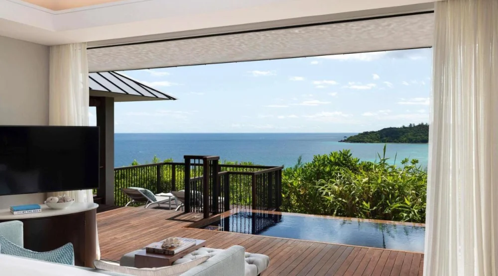 Pool Villa with Ocean View at Raffles Seychelles