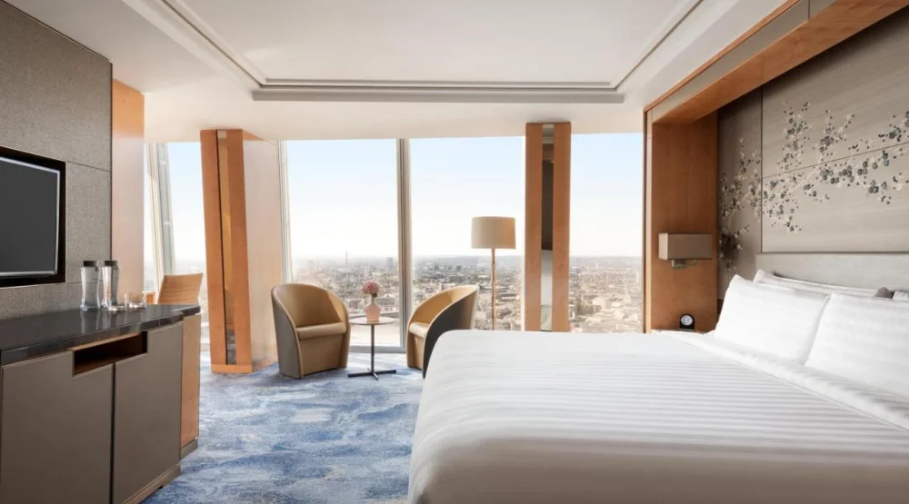 Premier Twin Room with City View at Shangri-La The Shard