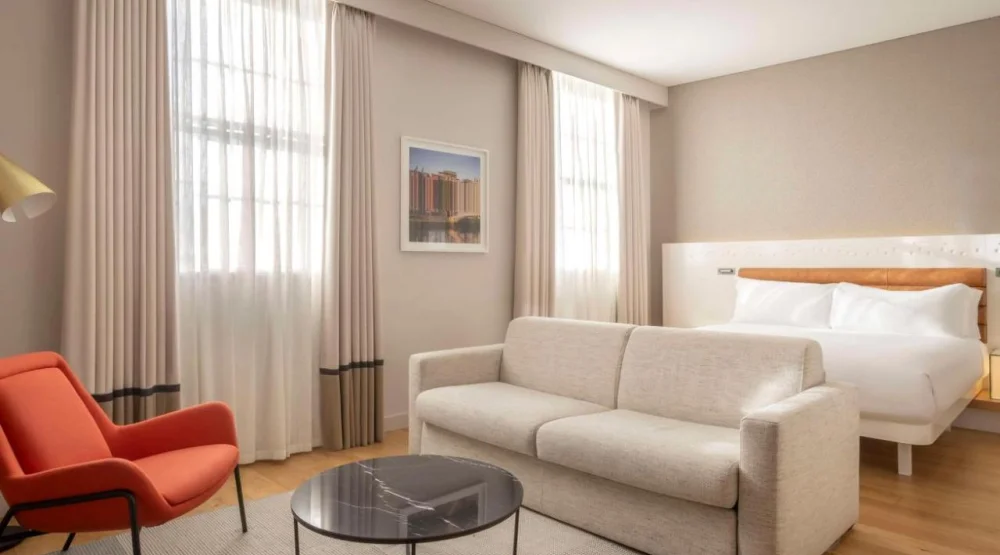 Junior Suite with River View at The Morrison Dublin Curio Collection by Hilton