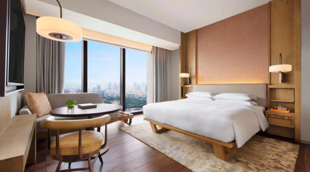 King Room with City View at Andaz Singapore