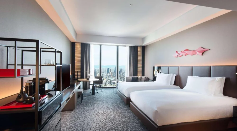 Deluxe Twin Room at Conrad Osaka