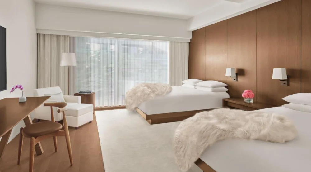 Superior Double Room with Two Double Beds and City View at The Tokyo EDITION, Ginza