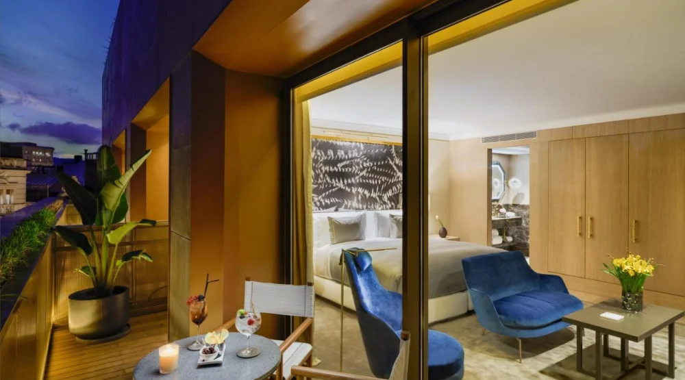 Deluxe Double Room with Terrace at The One Barcelona