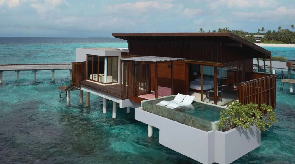Overwater Sunset Pool Villa at Park Hyatt Maldives Hadahaa