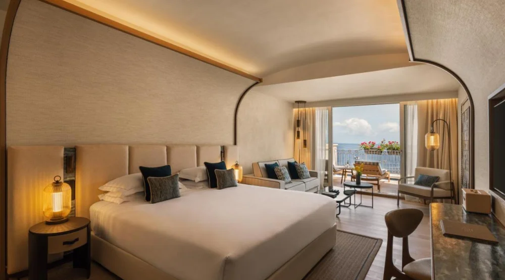 Junior Suite with Sea View (3 Adults) at Mazzaro Sea Palace