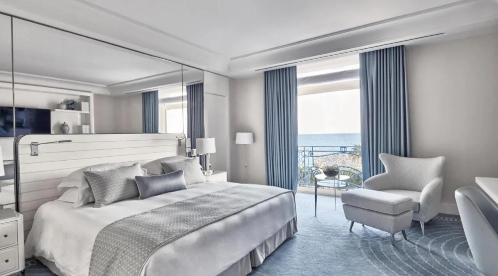 Premium Twin Room with Sea View at Hotel Martinez Cannes