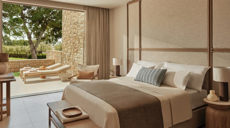 Deluxe One Bedroom Bungalow Suite with Private Garden at Ikos Olivia