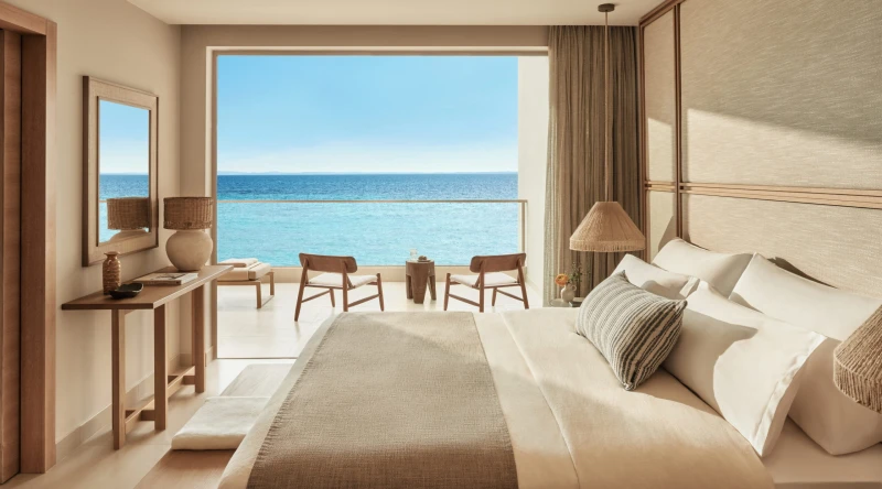 Deluxe One Bedroom Bungalow Suite Balcony Beachfront at Ikos Olivia