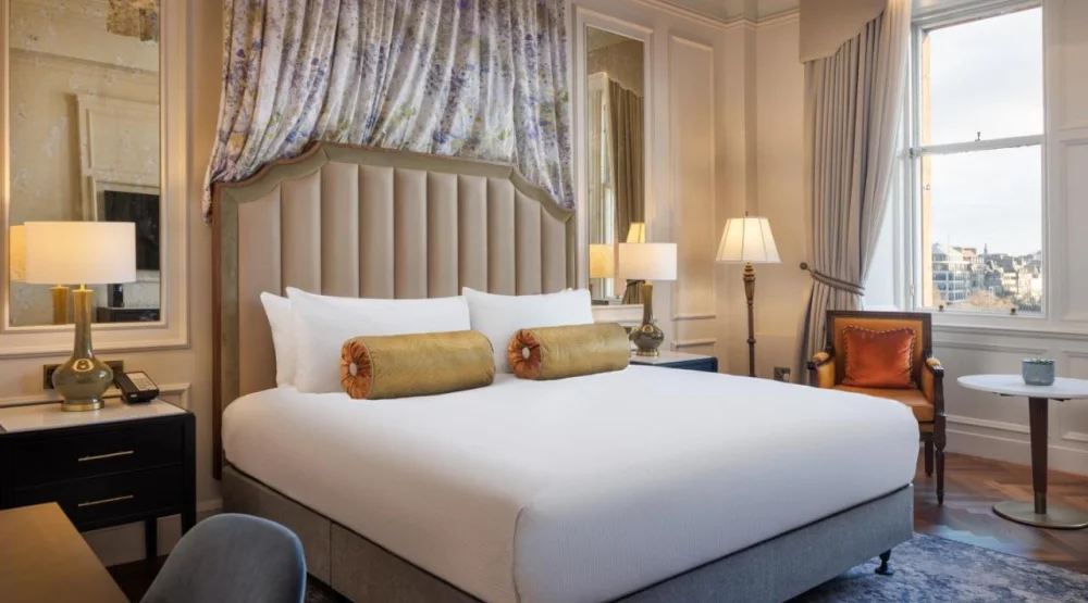 Premier King Room with Castle View at The Caledonian Edinburgh, Curio Collection by Hilton