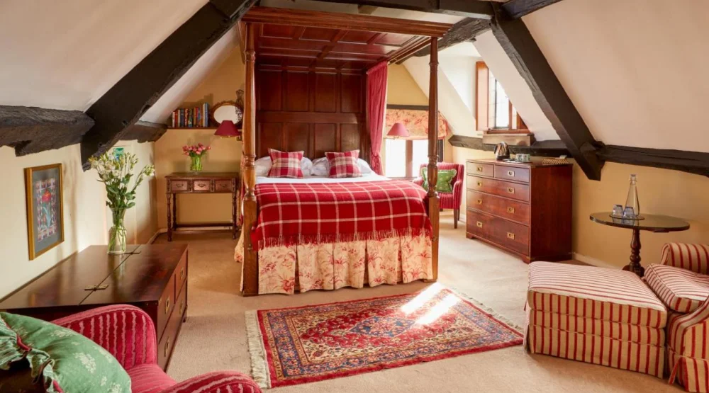 Deluxe Double Room with Four Poster Bed at Burford House