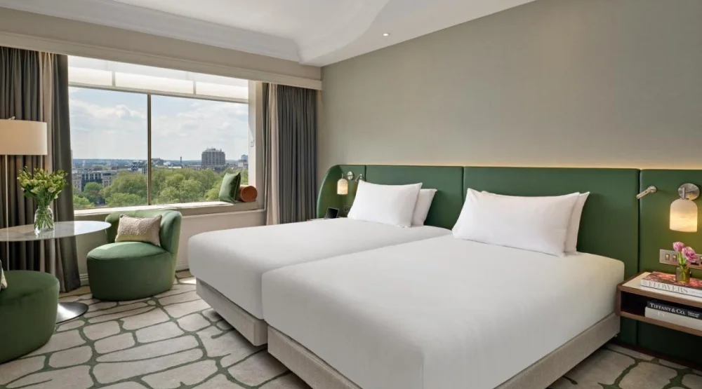 Twin Room at London Hilton on Park Lane